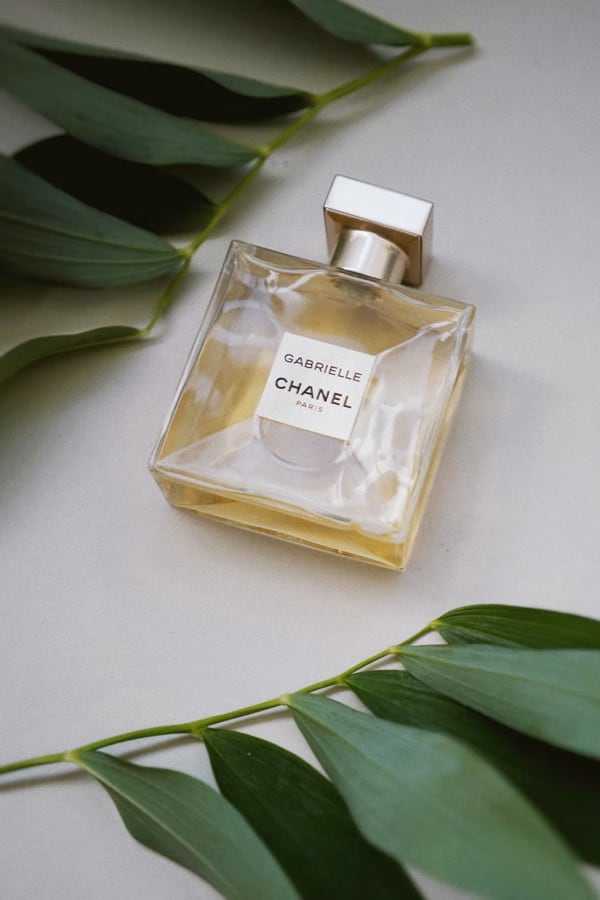 a bottle of Gabrielle perfume